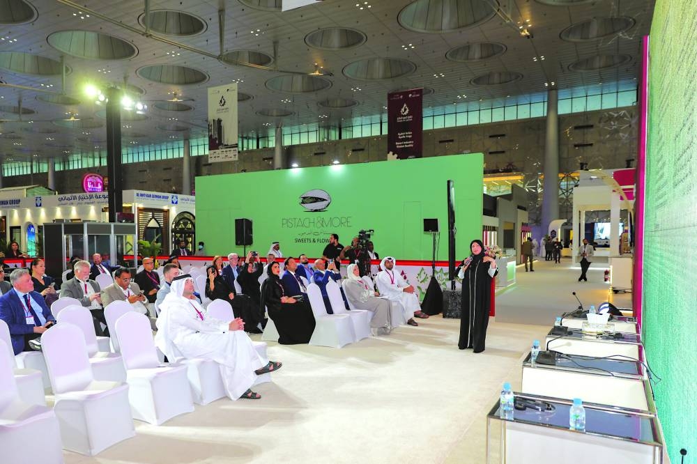 One of the seminars held on the sidelines of the Made in Qatar 2023 exhibition at DECC.