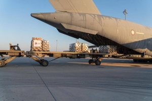 Qatari planes carrying aid arrive in Arish - Vimarsana News