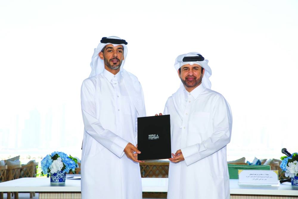 
The historic Old Doha Port is all decked up to host the World Arabian Horse Championship. 