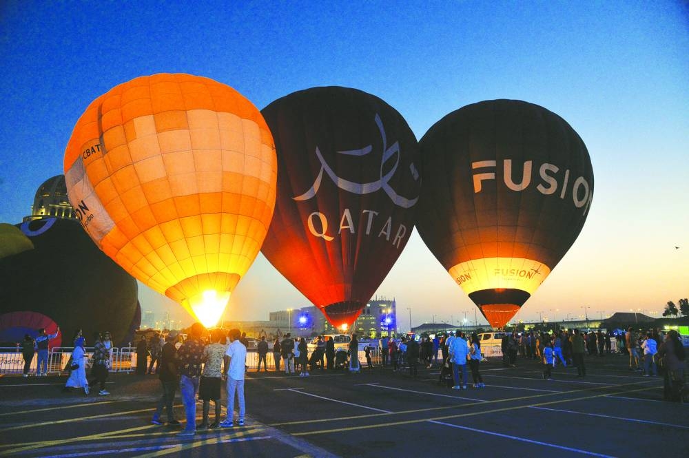 The event showcased a Night Glow Show Saturday at Katara, an crowd-puller activity that will take place until December 18. PICTURE: Shaji Kayamkulam
