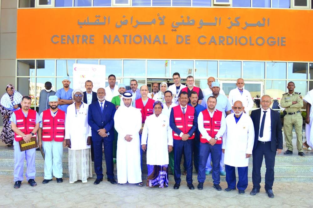 All the medical equipment and consumables necessary for the operations were deployed from Doha.