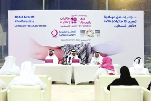 Qatar Charity's 'Launching 10 Aid Aircraft For Palestine' initiative kicks off - Vimarsana News