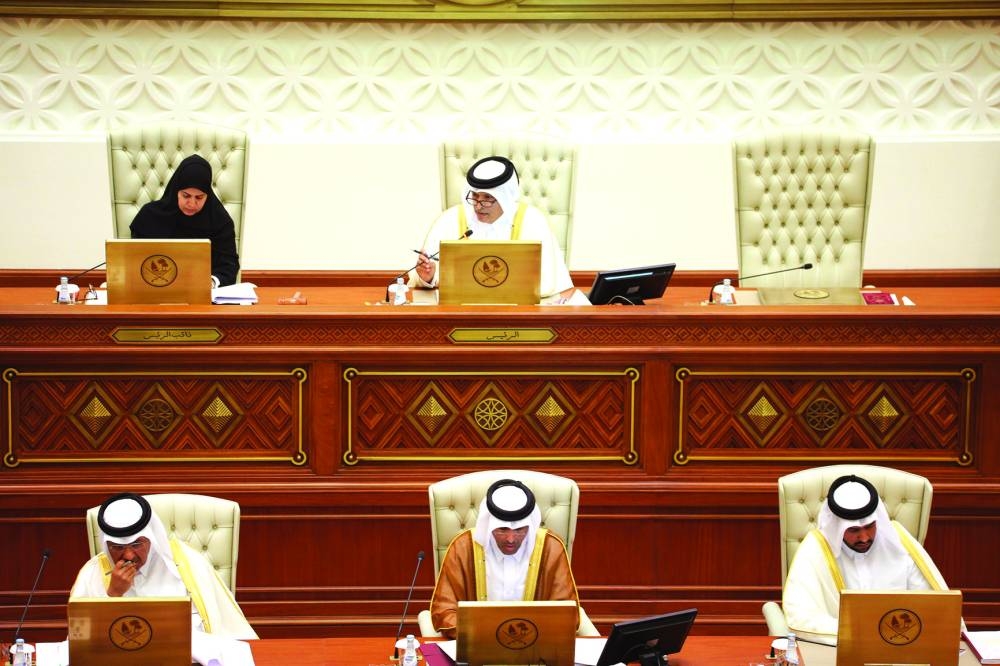 The Shura Council in session.
