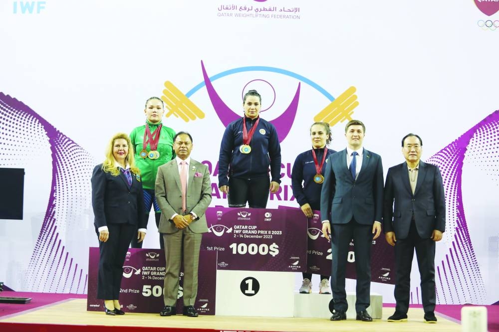 Armenia's Hripsime Khurshudyan clinched the women's 89kg (106kg, 126kg and 232kg overall) ahead of Turkmenistan's Anamjan Rustamova (105kg, 126kg and 231kg overall) on the penultimate day of the Qatar Cup IWF Grand Prix II. Armenia's Tatev Hakobyan (107-123-230) was third on the podium.