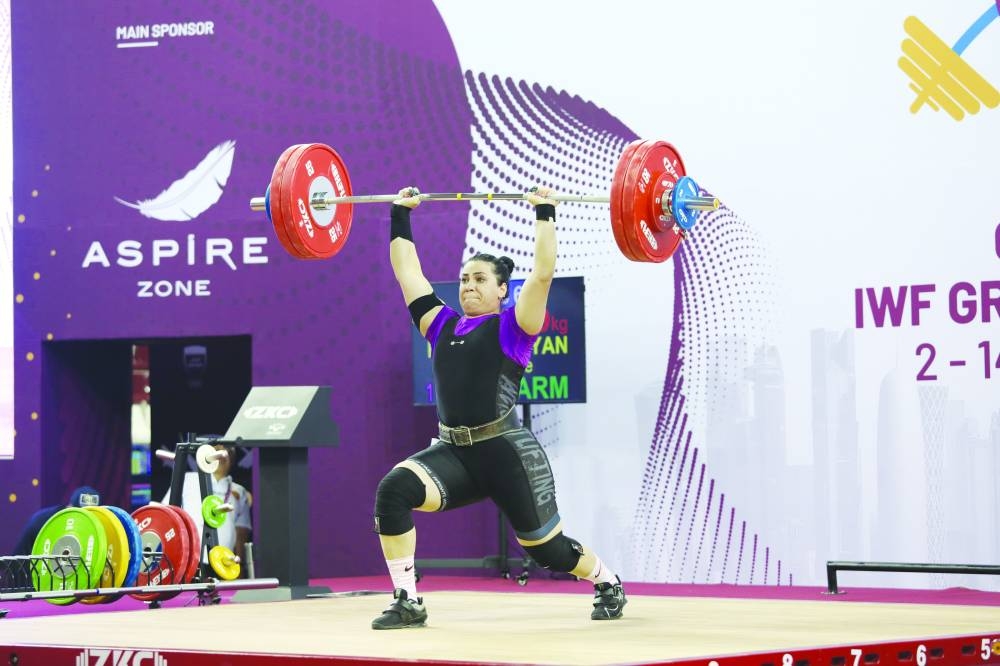 Hripsime Khurshudyan in action. 