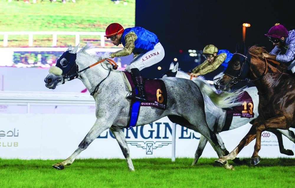 
Alberto Sanna leads Bakir to the Late Sheikh Jassim Bin Mohamed Trophy win. 