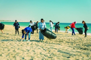 Sealine beach, underwater cleaning campaign - Vimarsana News