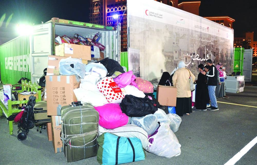 A snapshot from collection point at Katara. PICTURE: Shaji Kayamkulam