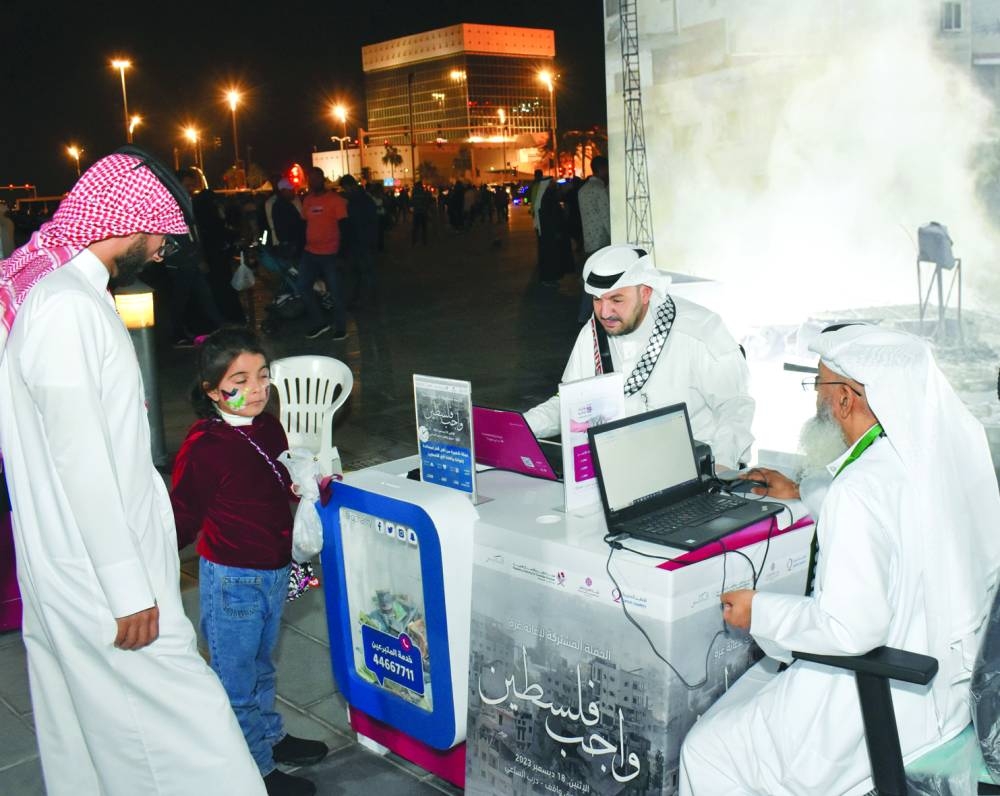 A snapshot from collection point at Souq Waqif. PICTURE: Thajudheen