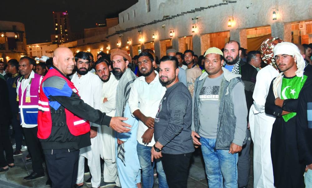 A snapshot from collection point at Souq Waqif. PICTURE: Thajudheen