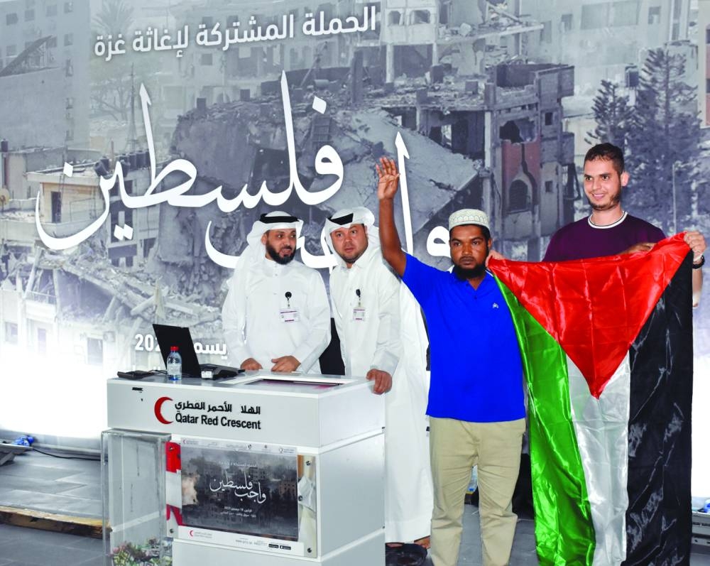 A snapshot from collection point at Souq Waqif. PICTURE: Thajudheen