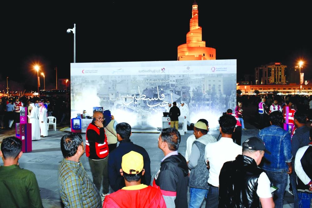 A snapshot from collection point at Souq Waqif. PICTURE: Thajudheen