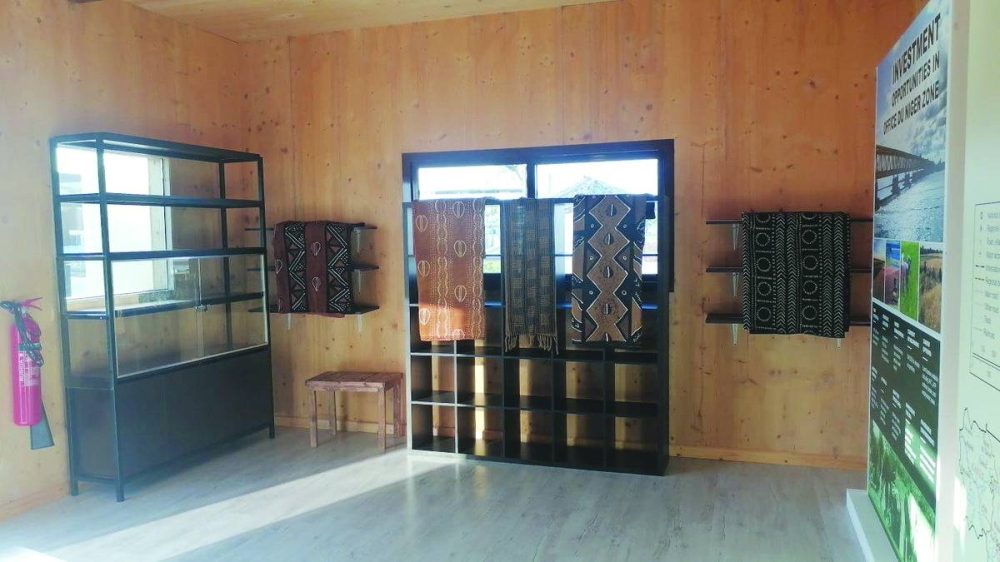 The pavilion shows a wide range of cultural artefacts and modern irrigation techniques, along with the role of insecticides and agricultural machines in addressing the challenges and increasing production.