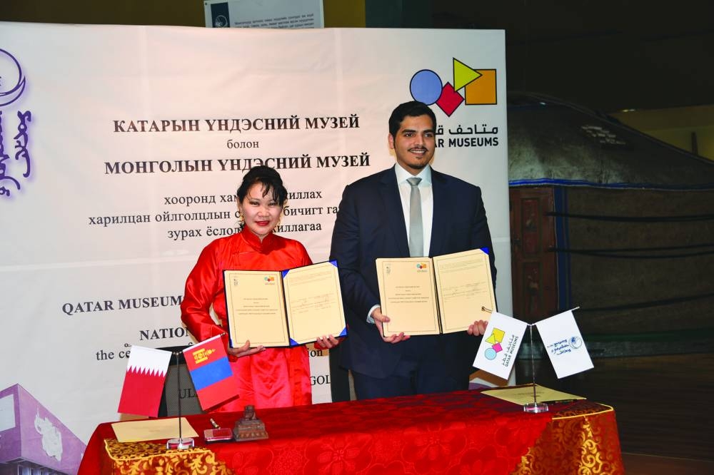 The MoU signing with the National Museum of Mongolia