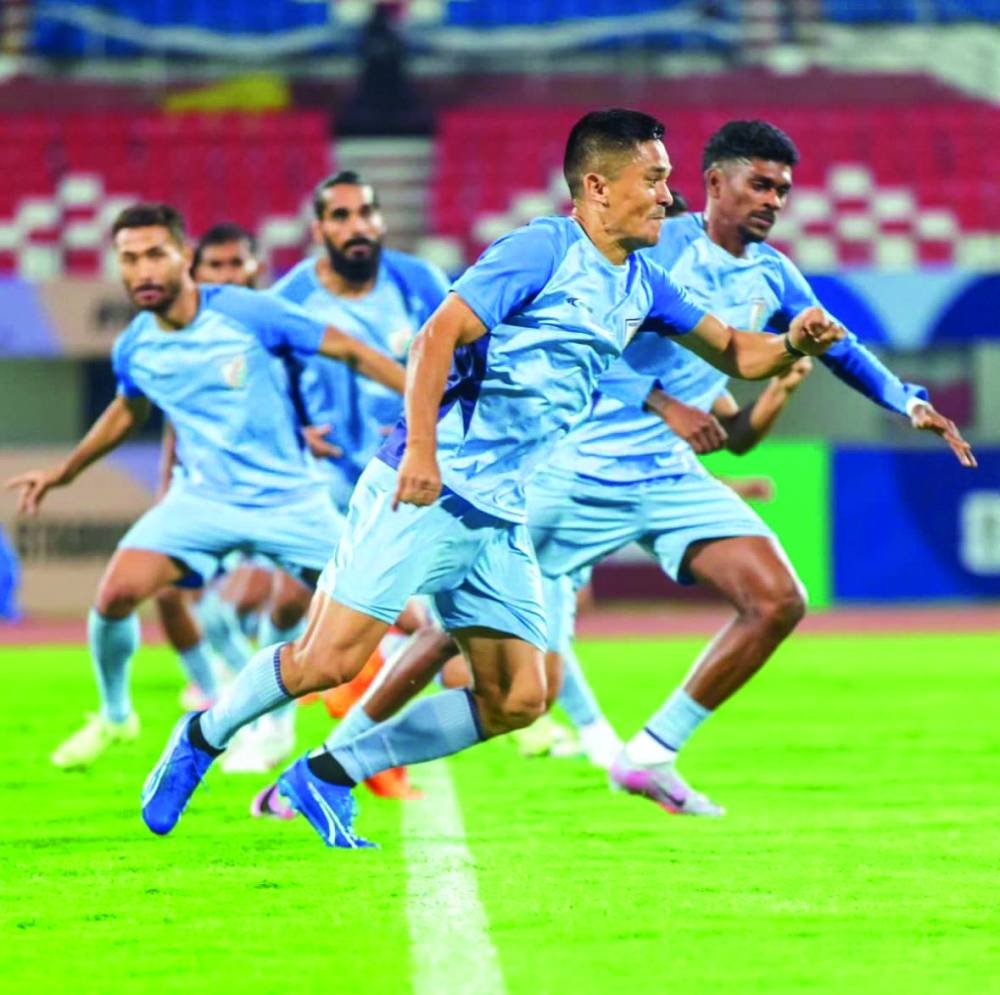 
India’s hopes at the Asian Cup will rest on talismanic captain and veteran striker Sunil Chhetri, who holds the record for being the highest active goalscorer from Asia. 