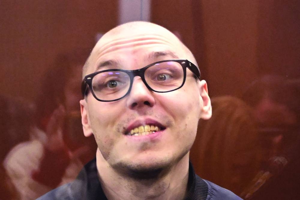 
Artyom Kamardin (left) and Yegor Shtovba. (AFP) 