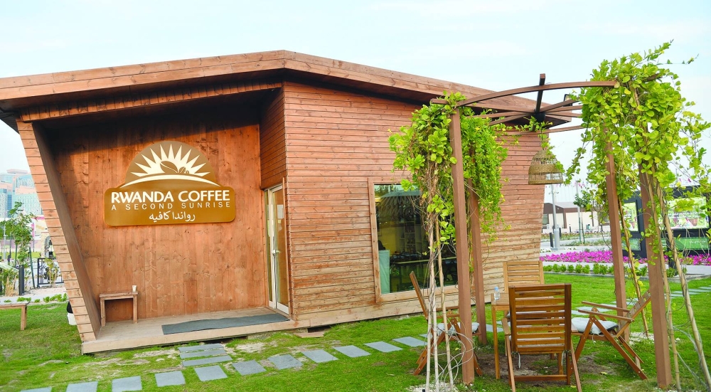 From the Rwanda pavilion at Expo 2023 Doha