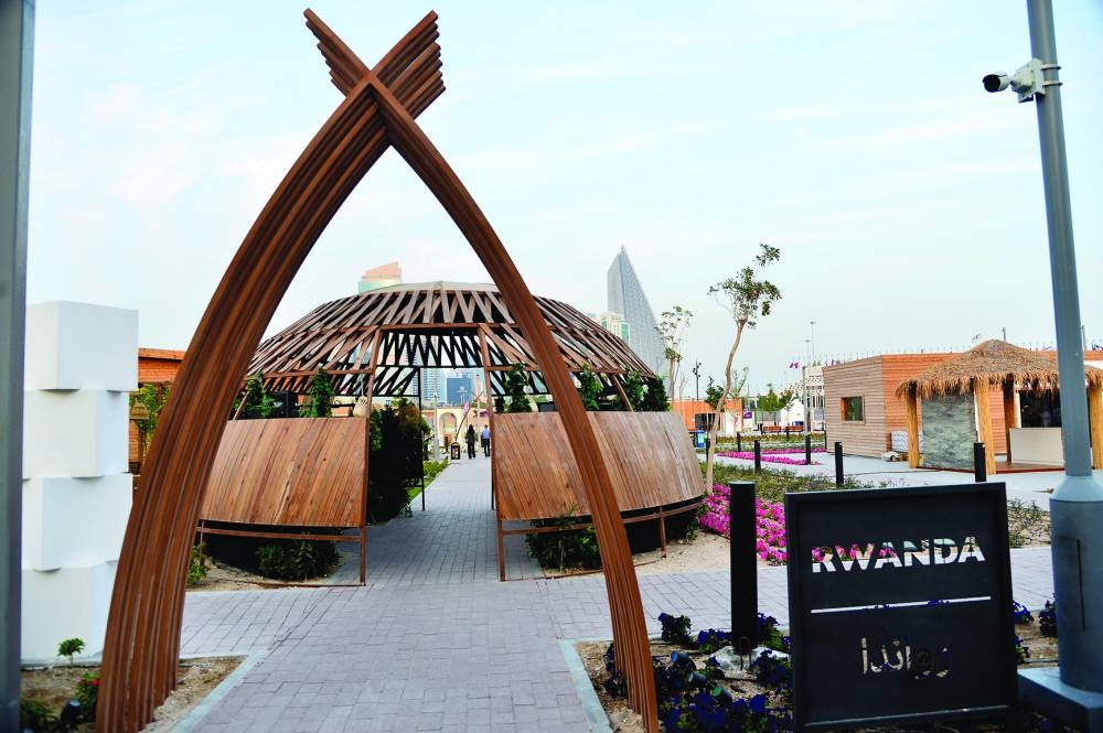 From the Rwanda pavilion at Expo 2023 Doha