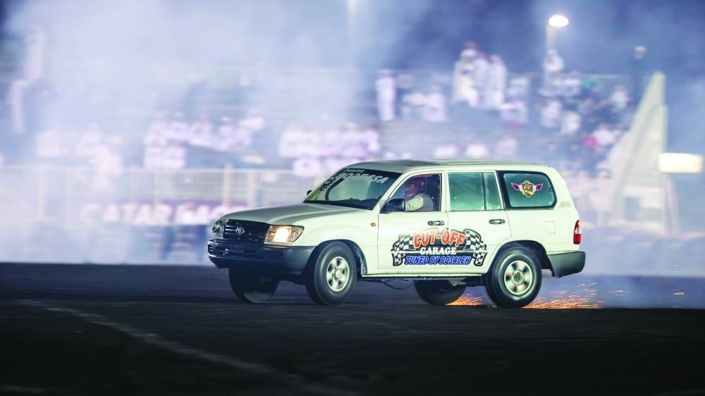
Action from the third round of the 4X4 Freestyle Drifting Championship. 