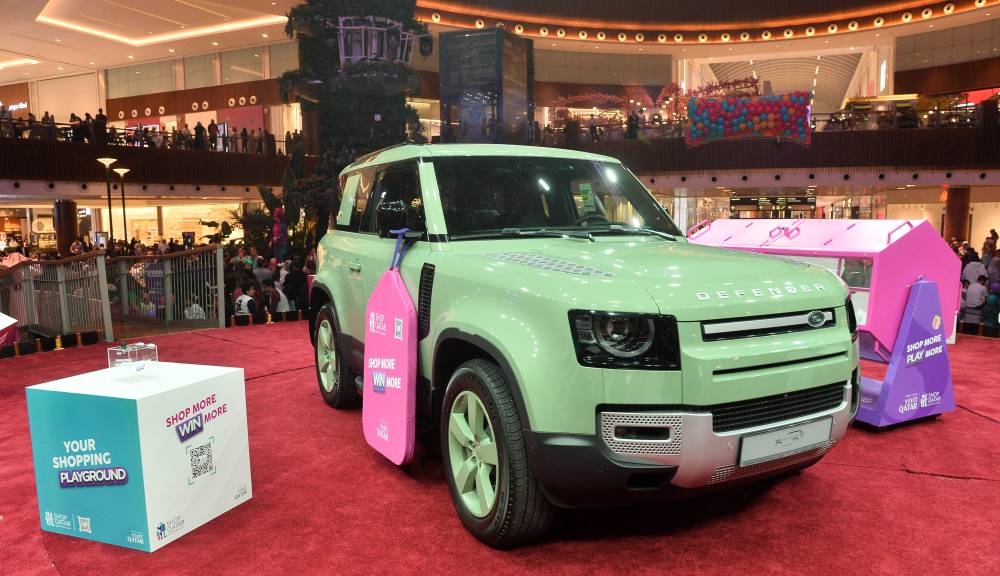 The grand prize of the first draw Land Rover Defender. PICTURE: Shaji Kayamkulam