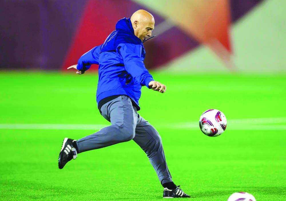 
Qatar coach Marquez Lopez. 