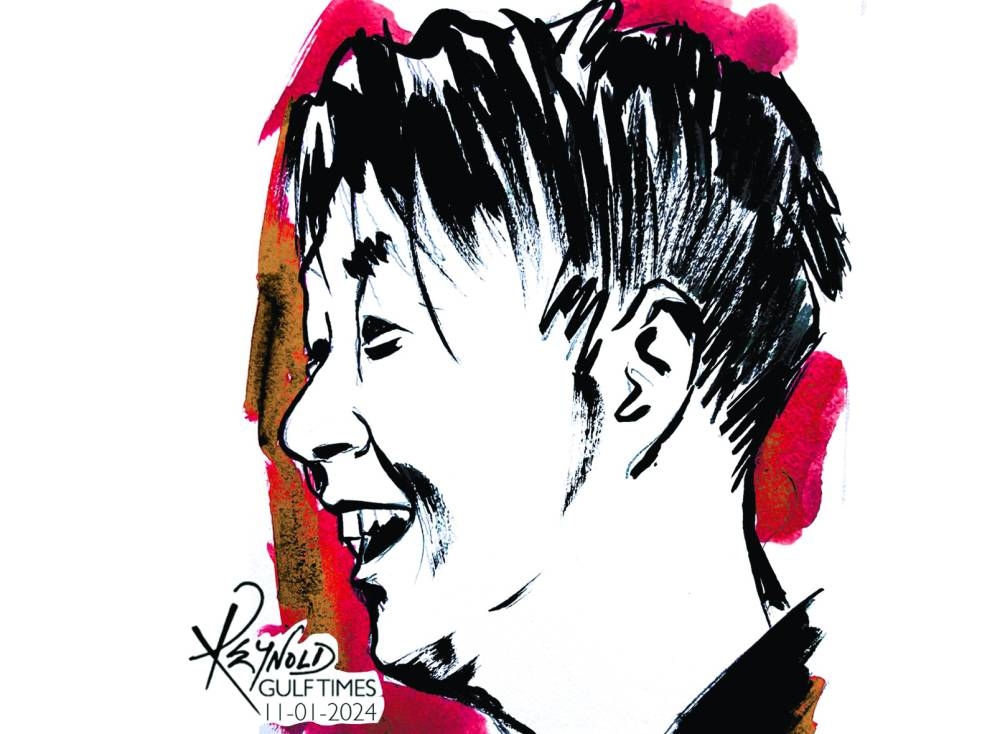 Son Heung-min (Illustration by Reynold/Gulf Times)