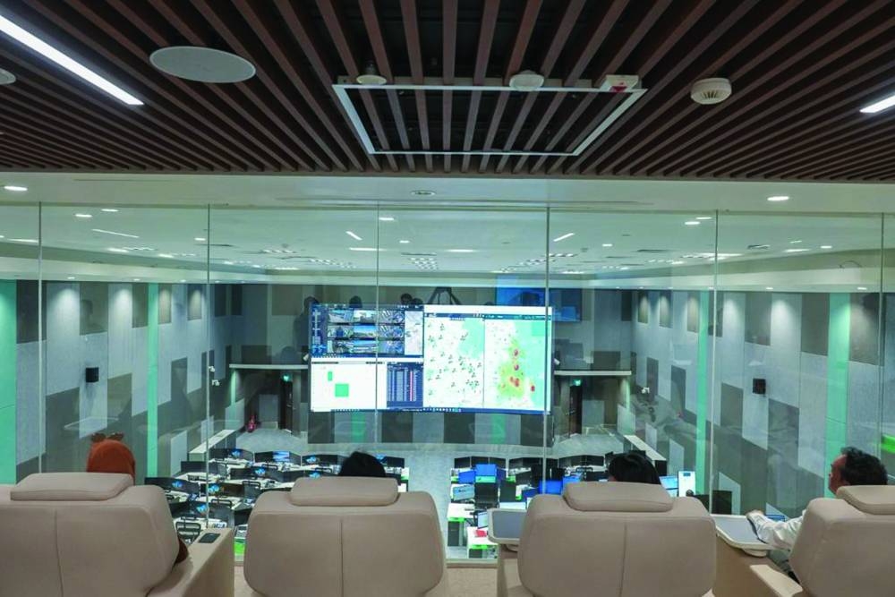 The successful trial of an autonomous e-bus being monitored from the control room.