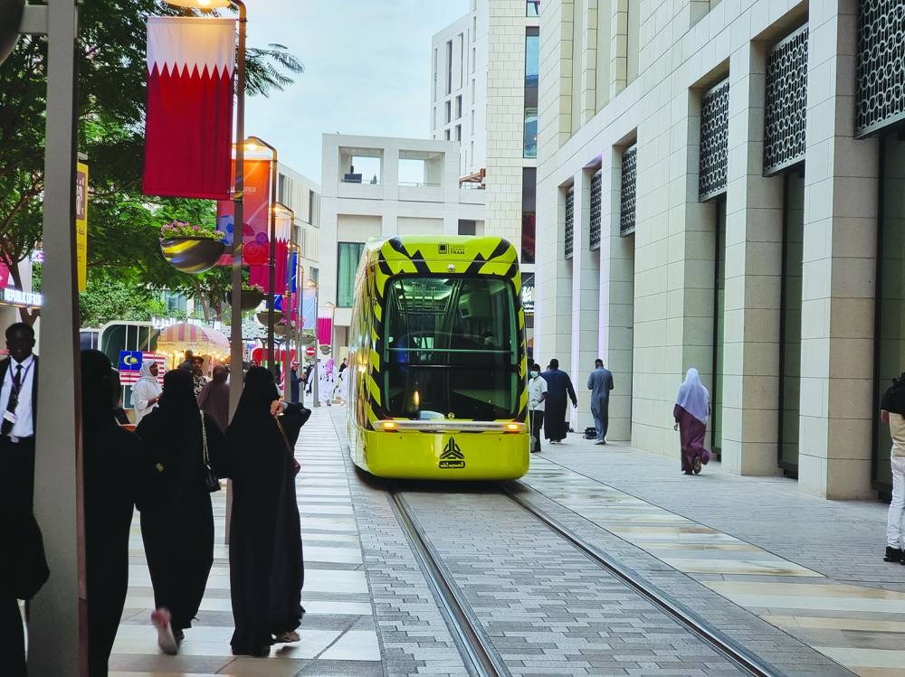 Msheireb Downtown Doha has become a melting pot of cultures, welcoming visitors from various countries since the start of the football tournament. PICTURE: Joey Aguilar