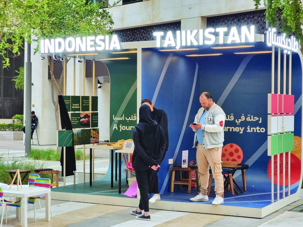 Sikkat Wadi Msheireb transformed into a vibrant celebration of customs and cultures as it features food, cultural exhibits, and craft experiences. PICTURE: Joey Aguilar