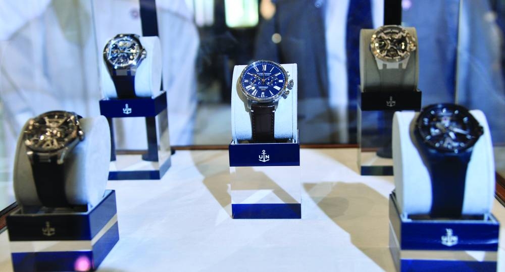 The latest Ulysse Nardin collection. PICTURE: Shaji Kayamkulam