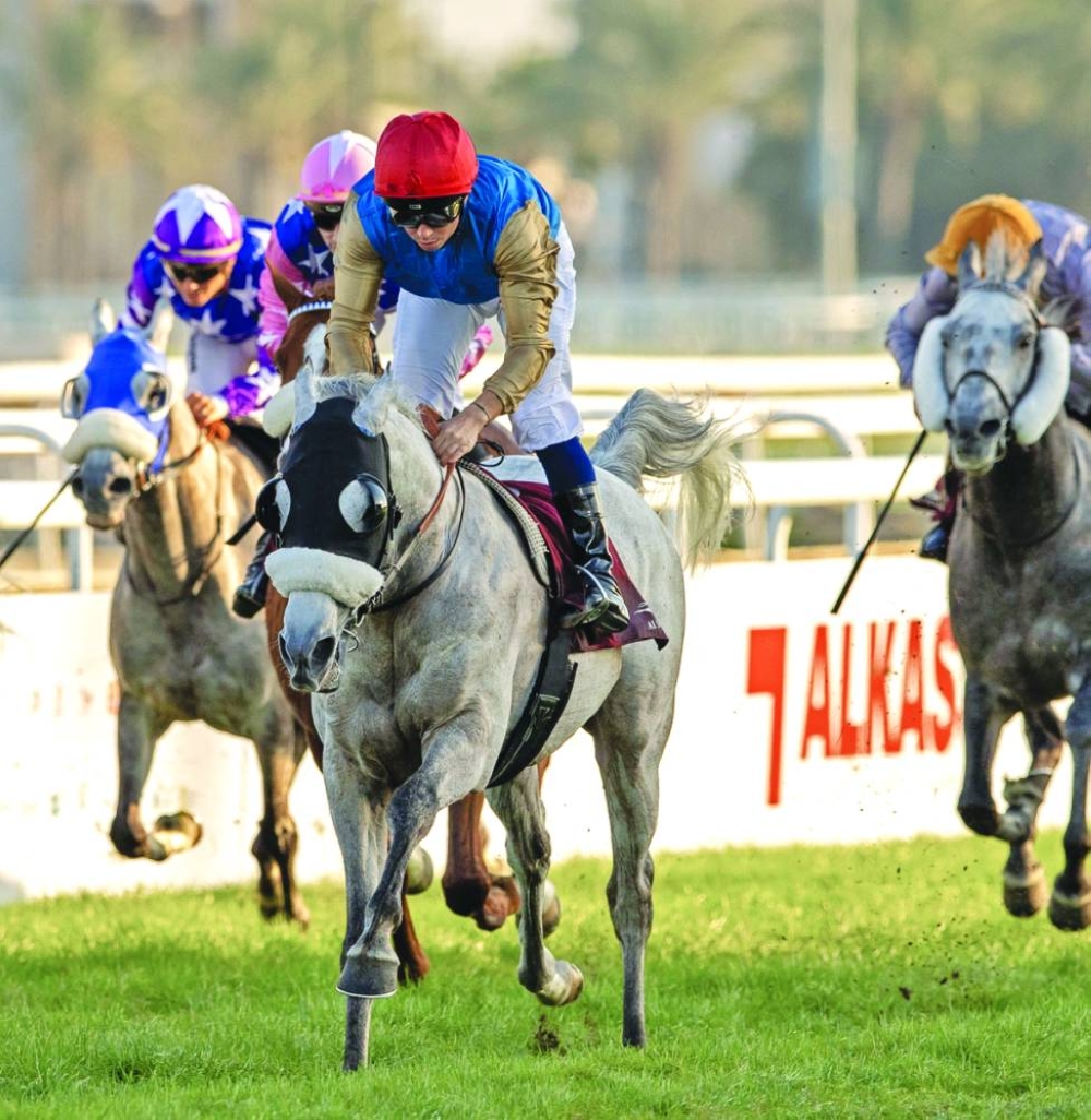 
Mickael Barzalona also led Abbes to HE Sheikh Joaan Bin Hamad Al Thani Trophy glory. 