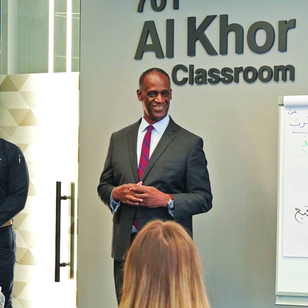 The US ambassador at QIASS.