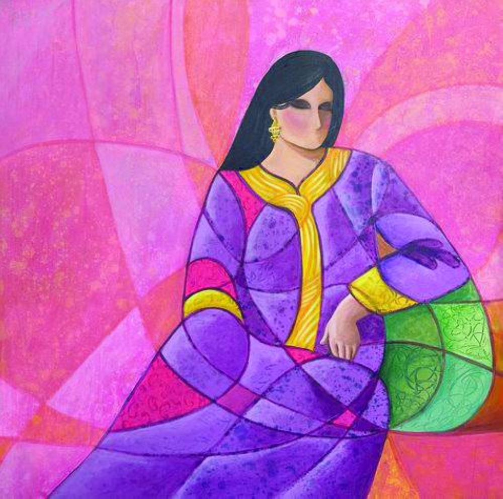 One of Alkhuzaei's artworks.