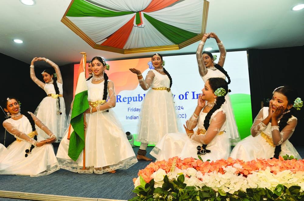 A patriotic dance from the programme.