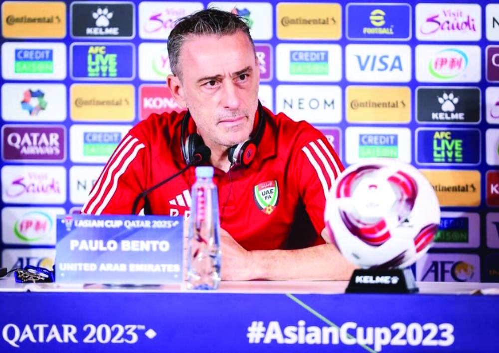 
UAE coach Paulo Bento. 