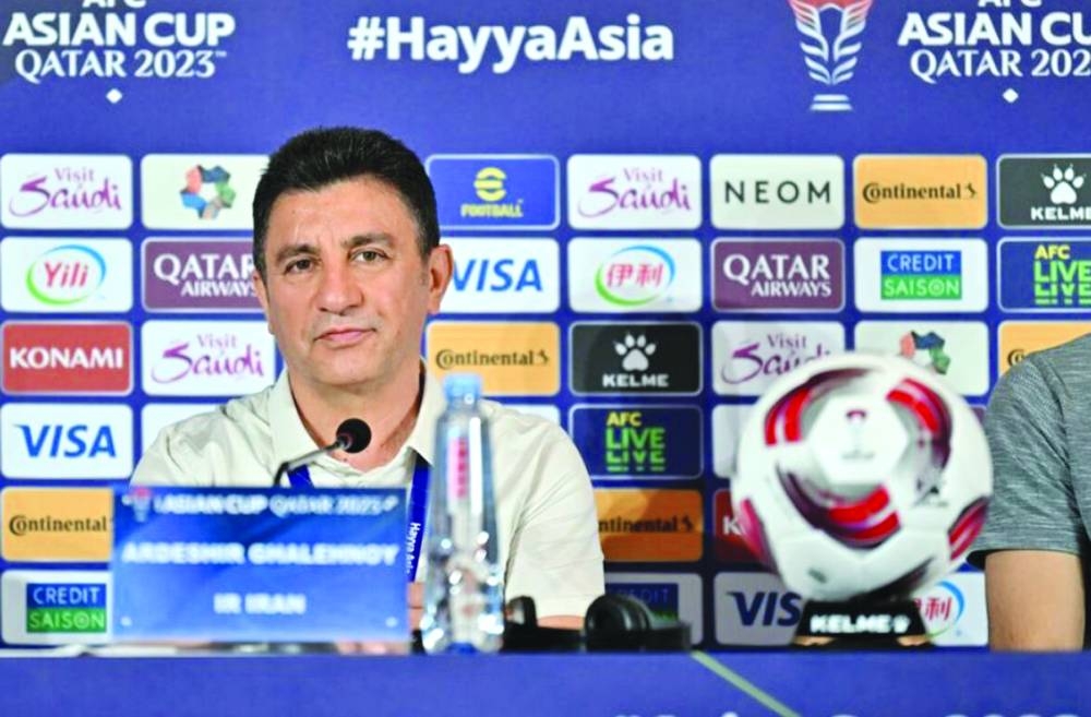 Iran coach Ardeshir Ghalehnoy