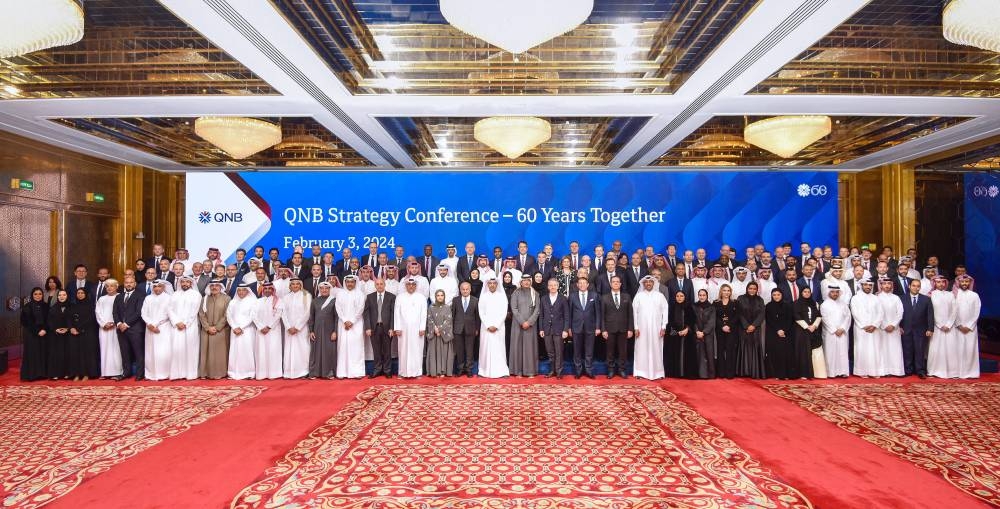 Over 160 participants attended the event, with representatives from QNB's head office and its international network.