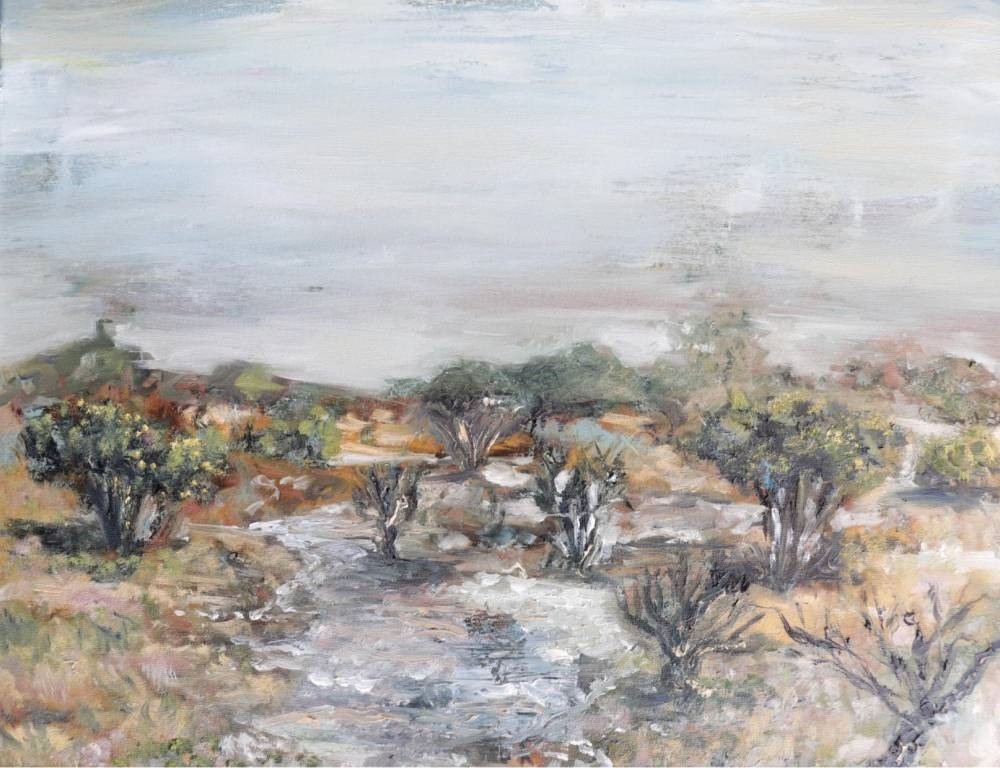 A painting by Hissa al-Khuzaei