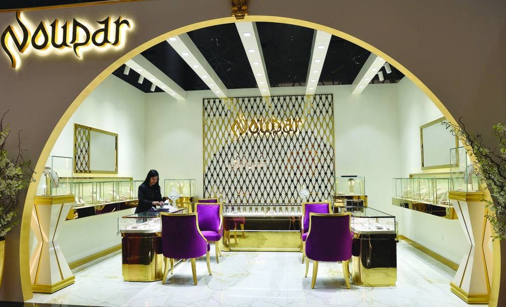 Exquisite Noudar jewellery on display at its pavilion at the DJWE.