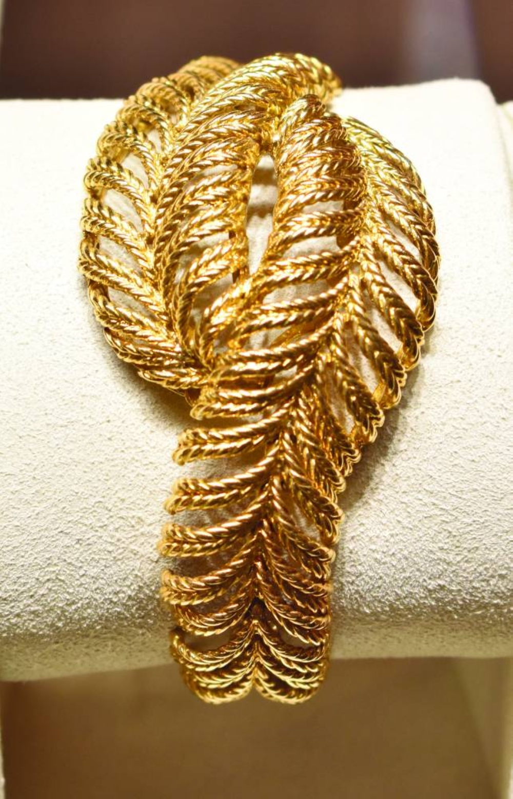 A rare heritage piece displayed by Boucheron.