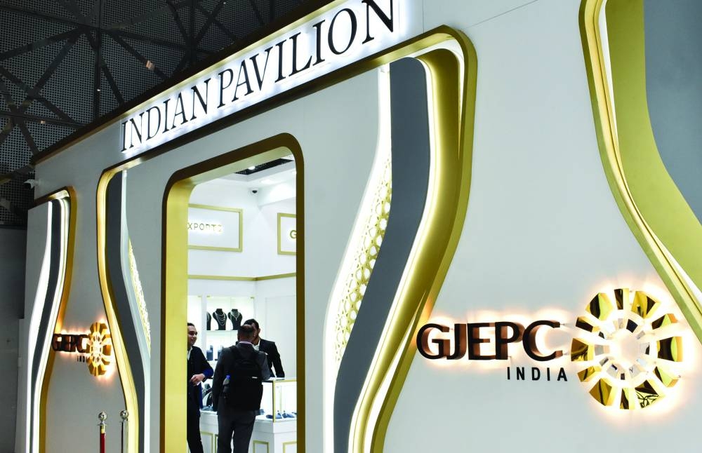 A view of the Indian pavilion at DJWE 2024.