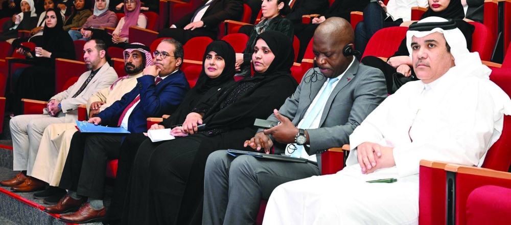 Officials at the event.