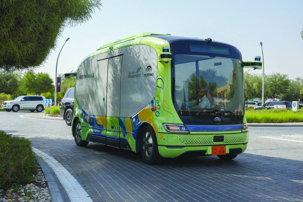 The demo route within Education City forms a loop, designed to cover nine strategic stops, stretching from the Qatar National Library Metro Station to Northwestern University in Qatar.
