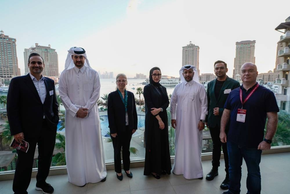 Sheikha Mayes al-Thani, managing director of USQBC in Doha, is joined by dignitaries participating in the exclusive event organised by the council with Strategeast and leading American IT firms.