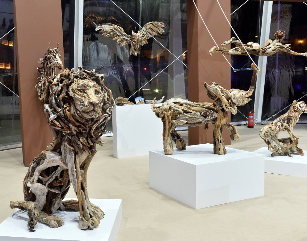 Some of the artworks on display. PICTURE: Shaji Kayamkulam