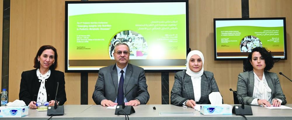 The officials at the news conference.