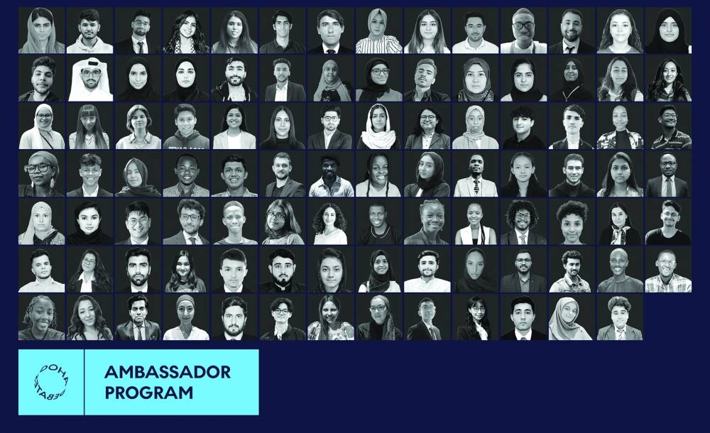 Doha Debates 2024 Ambassador Programme participants.