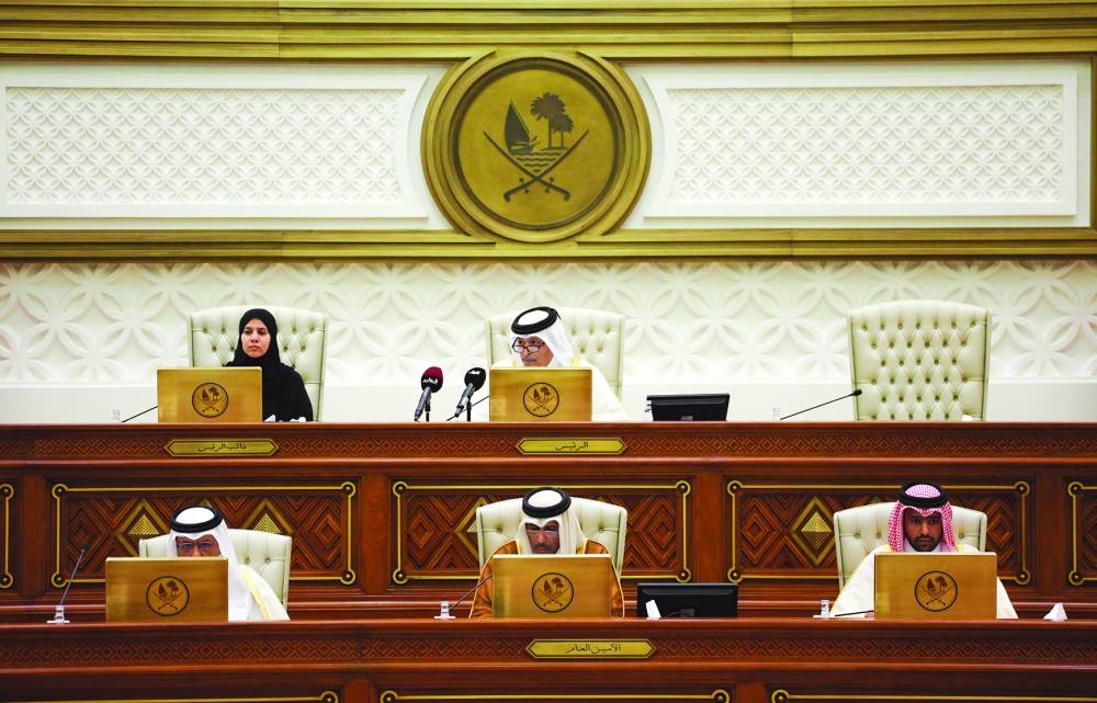 The Shura Council in session.