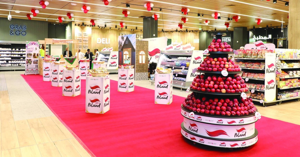 A display in connection with 'Taste of Poland' promotion (supplied picture).