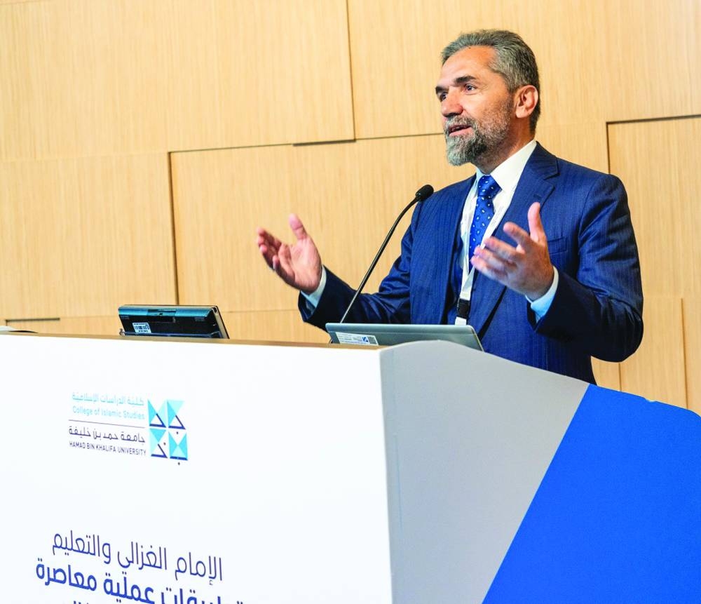 CIS dean Dr Recep Senturk addressing the gathering.